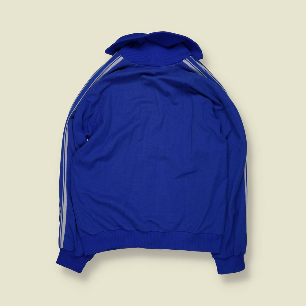 1970s | Track Jacket | Zip Front | Royal Blue – M