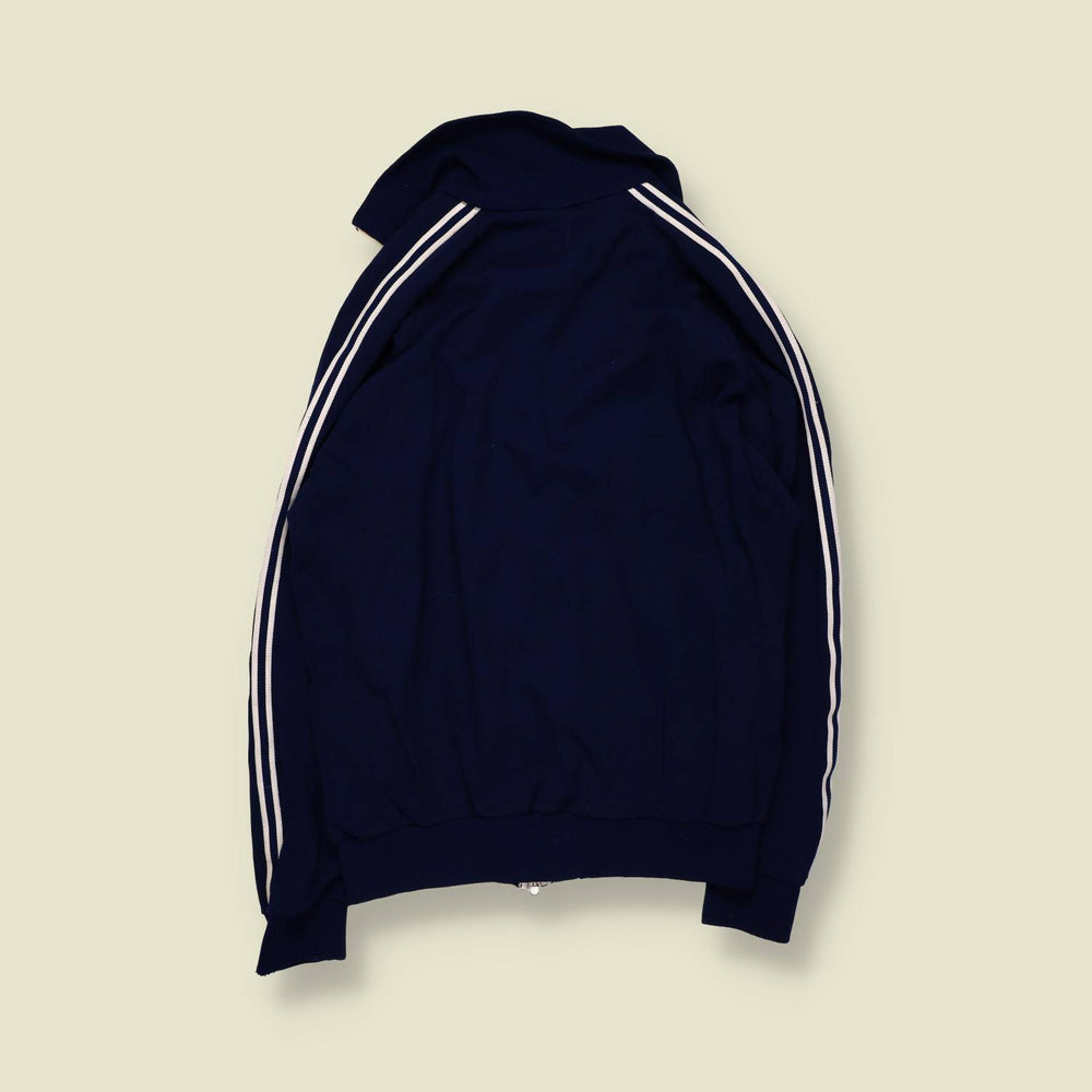 1970s | Helanca | Zip Front Polyester Track Top – XXS