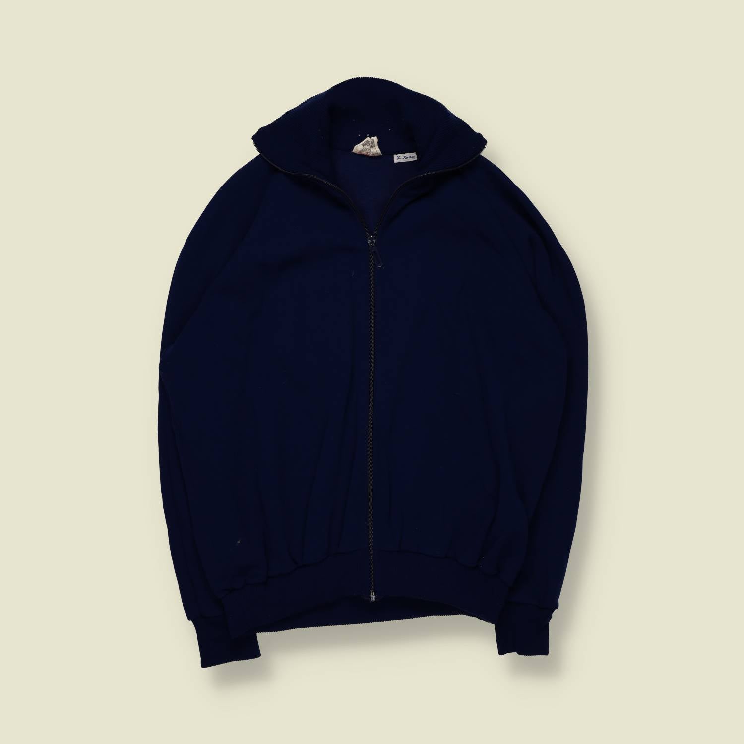 1970s | Ruppold | Zip Front Polyester Track Top – L