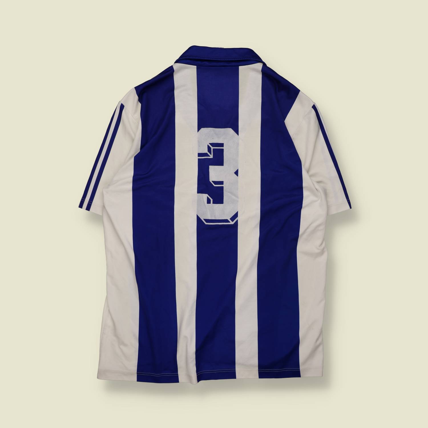 1990s | Adidas | Template Football Shirt | Number 3 – L