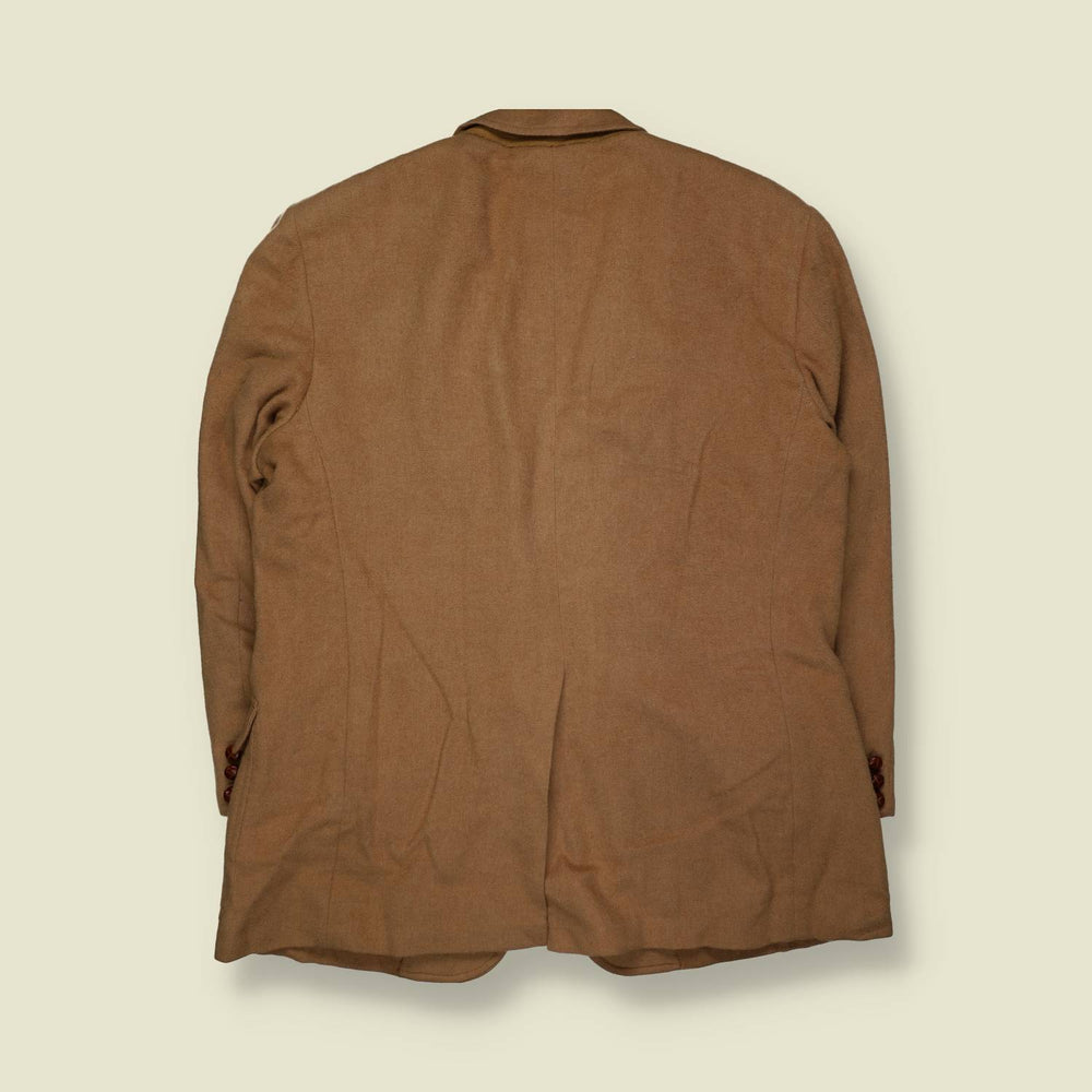 1990s–2000s | Pendleton | Camel Hair Blazer – Tan - XL