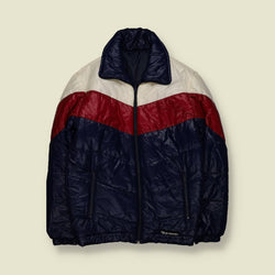 1970s | Blue Seven | Padded ski jacket | Navy / Red / White - S