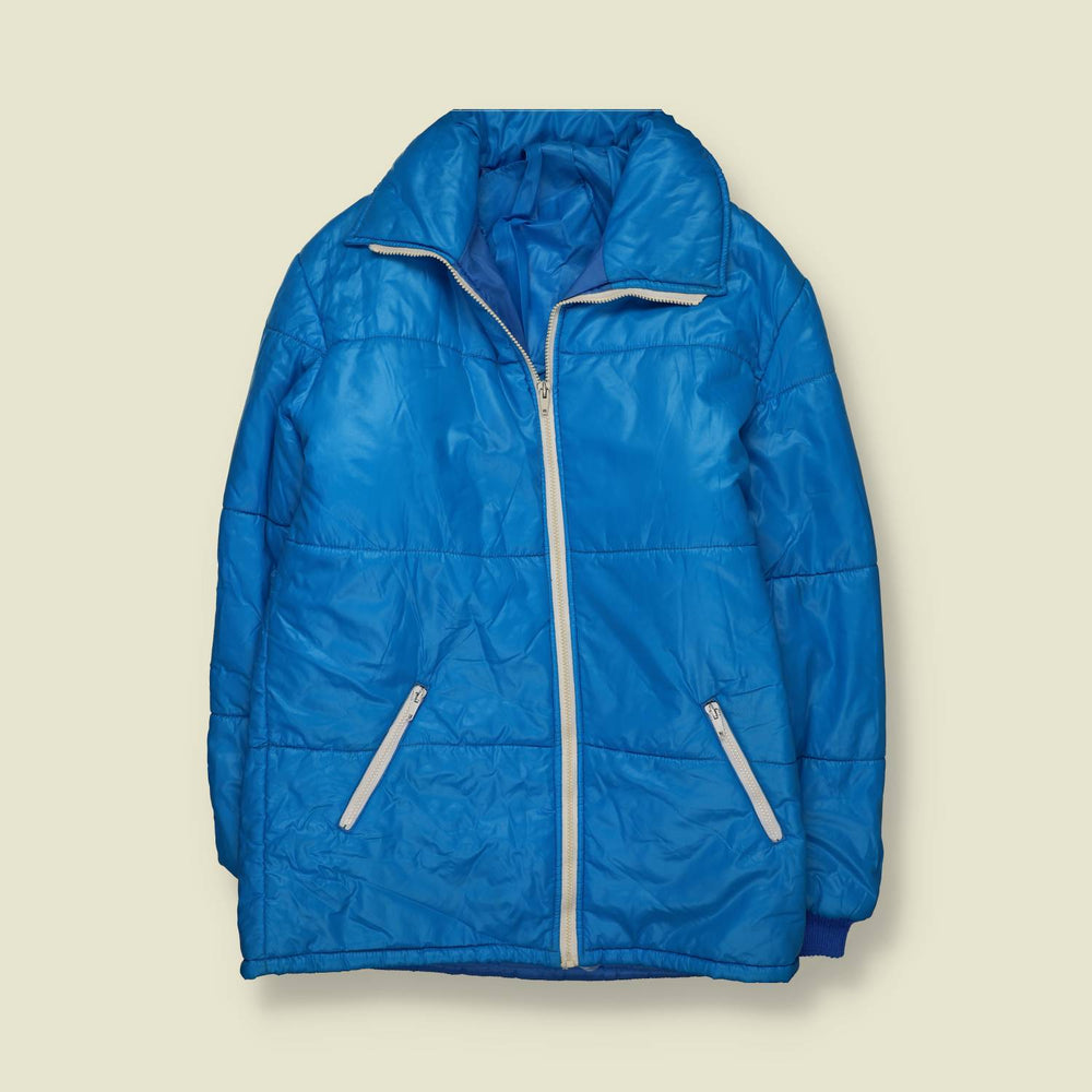 1970s | Unbranded | Padded Ski Jacket | Blue - L
