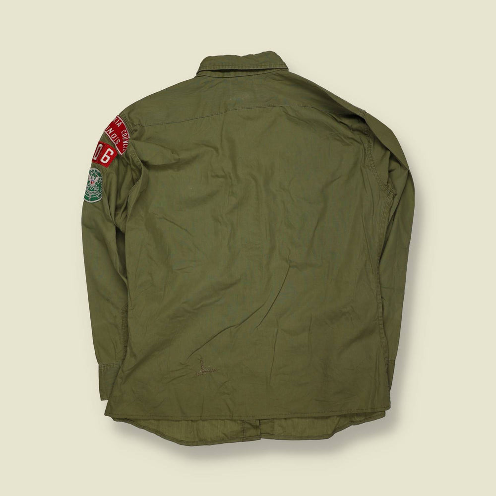 1970s | Boy Scouts of America | Uniform Shirt | Olive – M