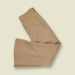 1970s | Camel High Waist Polyester Flares - w26