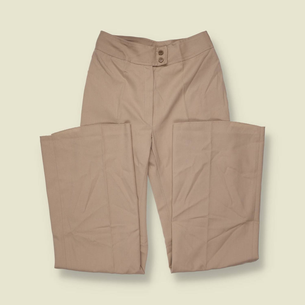1970s | Blush Taupe High Waist Flares - w27