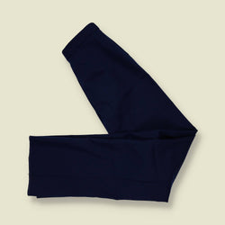 1970s | Navy High Waist Straight Leg Trousers - w24