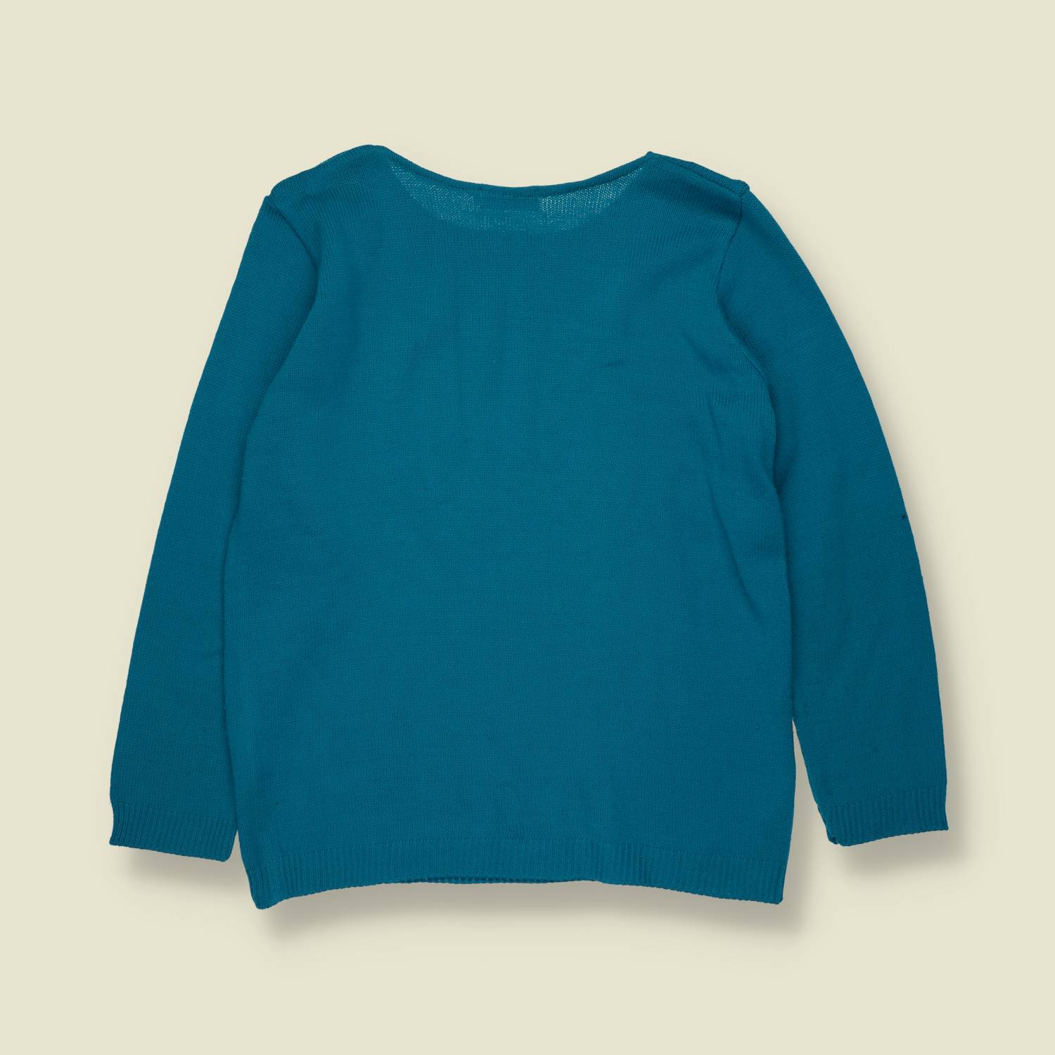 2000s | Envy Us | Teal Tonal Star Knit Jumper - 10
