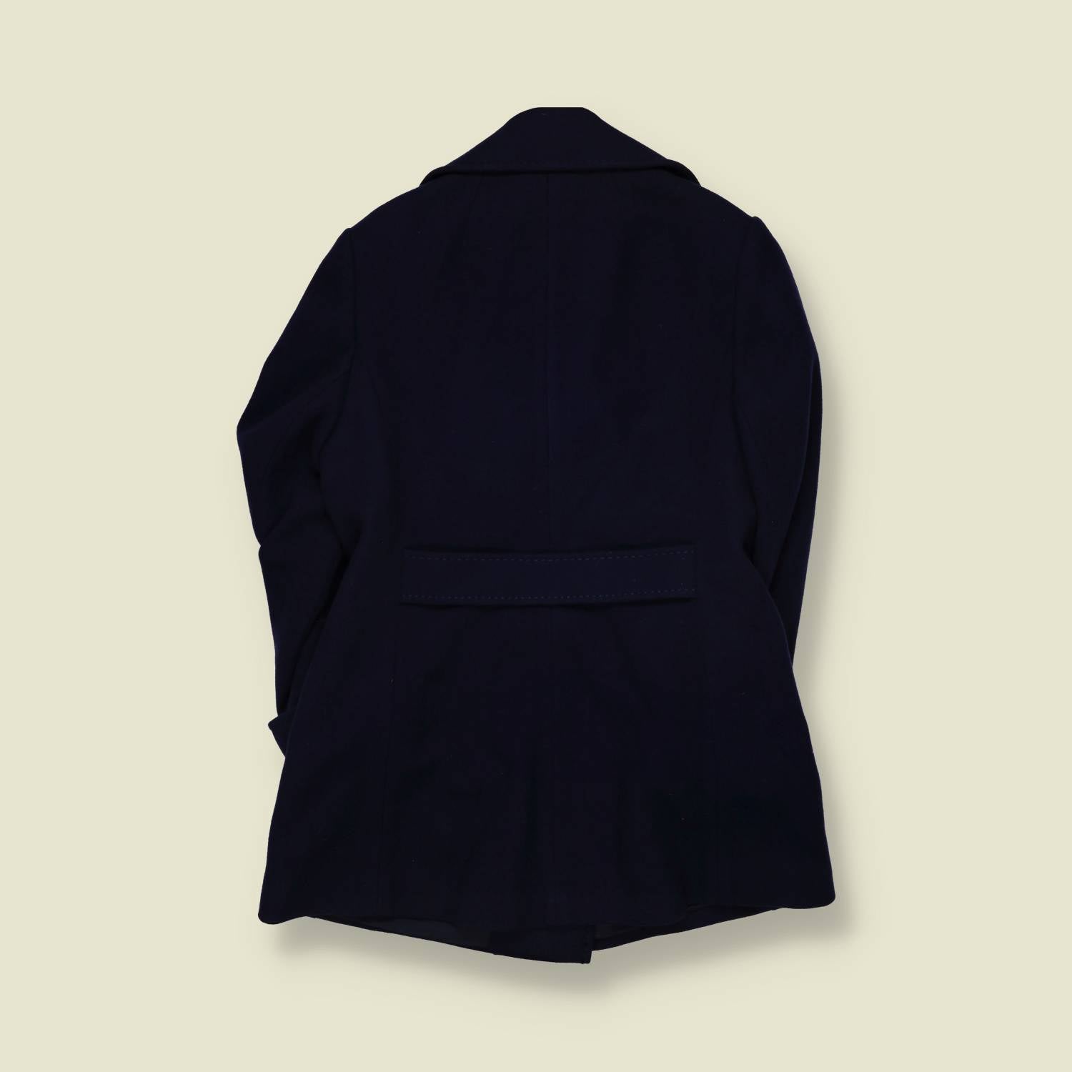 1970s | St Michael | Wool Pea Coat | Navy - 8