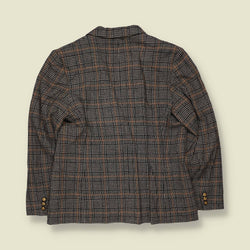 1980s | Pendleton | Glen Check Blazer | Black & Tan - 8