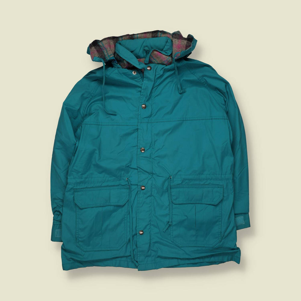 1990s | Woolrich Woman | Hooded Mountain Parka | Teal - 18