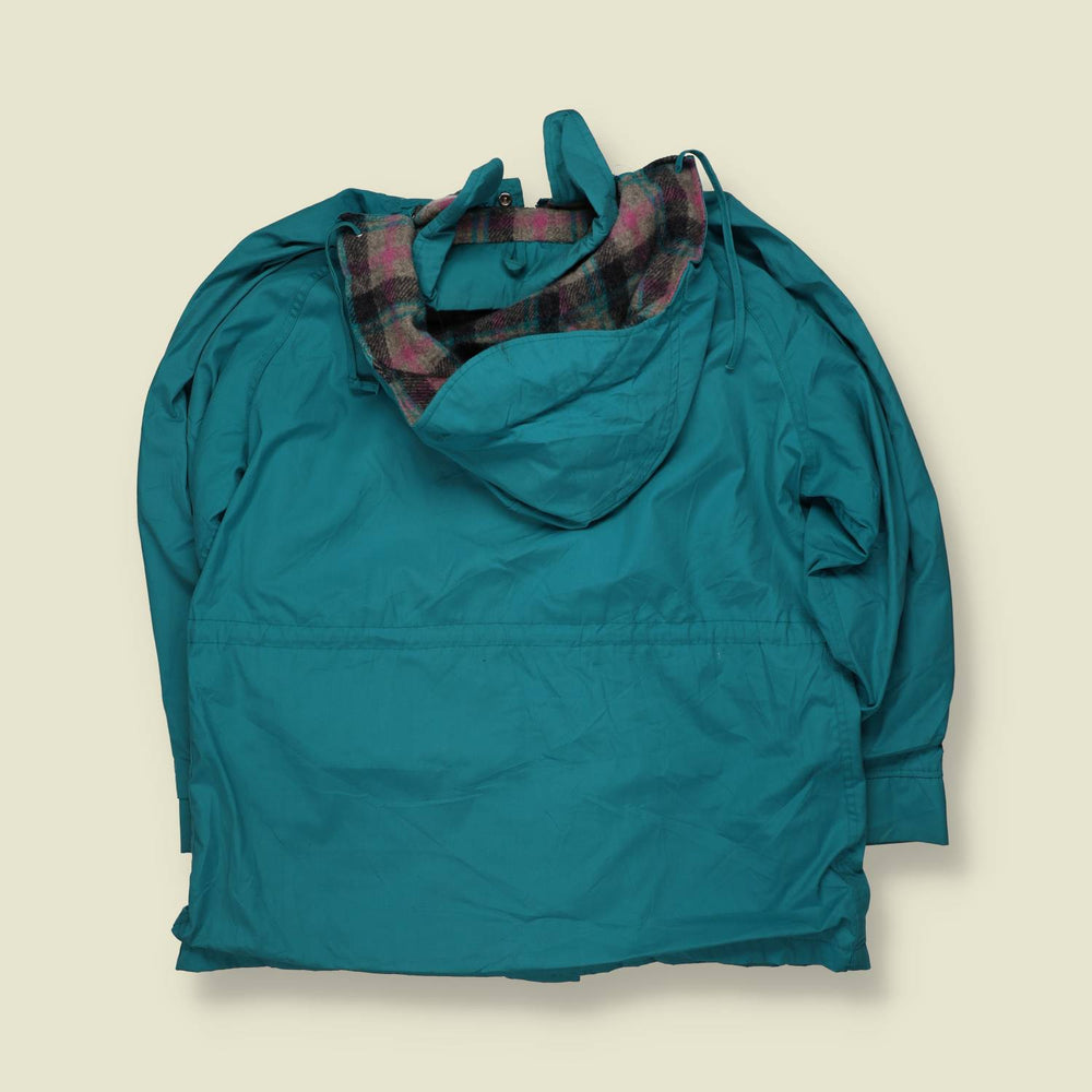 1990s | Woolrich Woman | Hooded Mountain Parka | Teal - 18