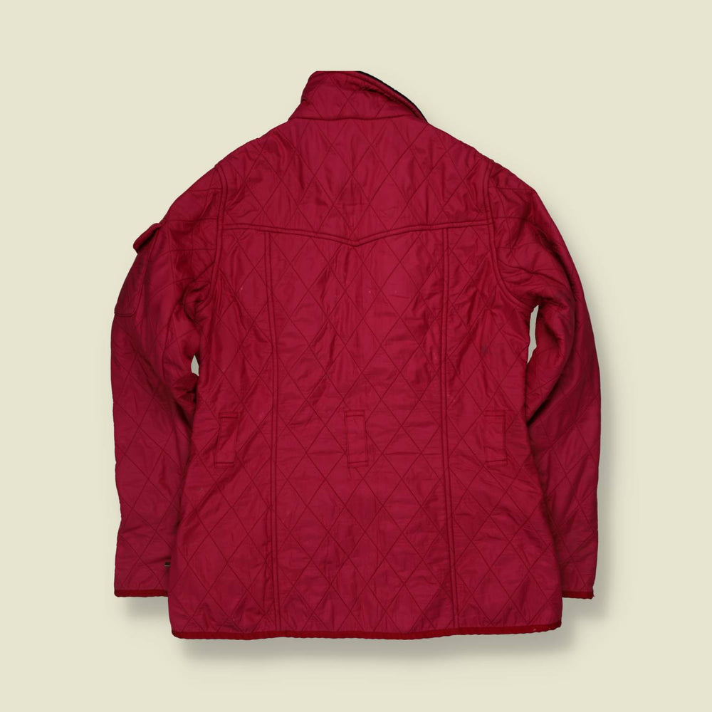 2000s | Barbour International | Quilted Jacket | Red - 10