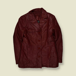 1990s | Pelle | Leather Jacket | Oxblood - 10