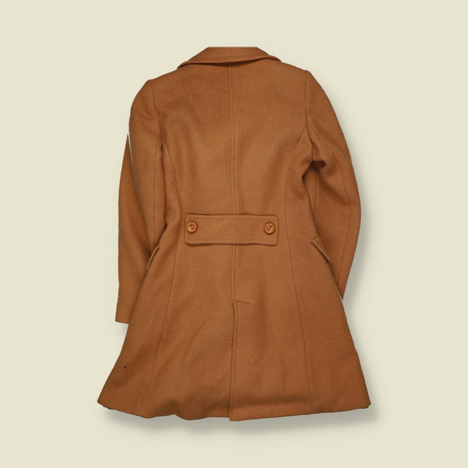 1970s | Double Breasted Wool Coat | Camel - 4