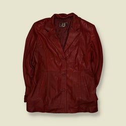 1990s | Vera Pelle | Leather Jacket | Oxblood - 14