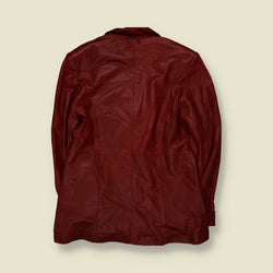 1990s | Vera Pelle | Leather Jacket | Oxblood - 14