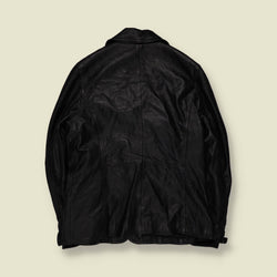 1990s | Leather Jacket | Black - 12