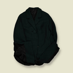 1950s | Helmut Etges | Wool Coat | Dark Green - 18