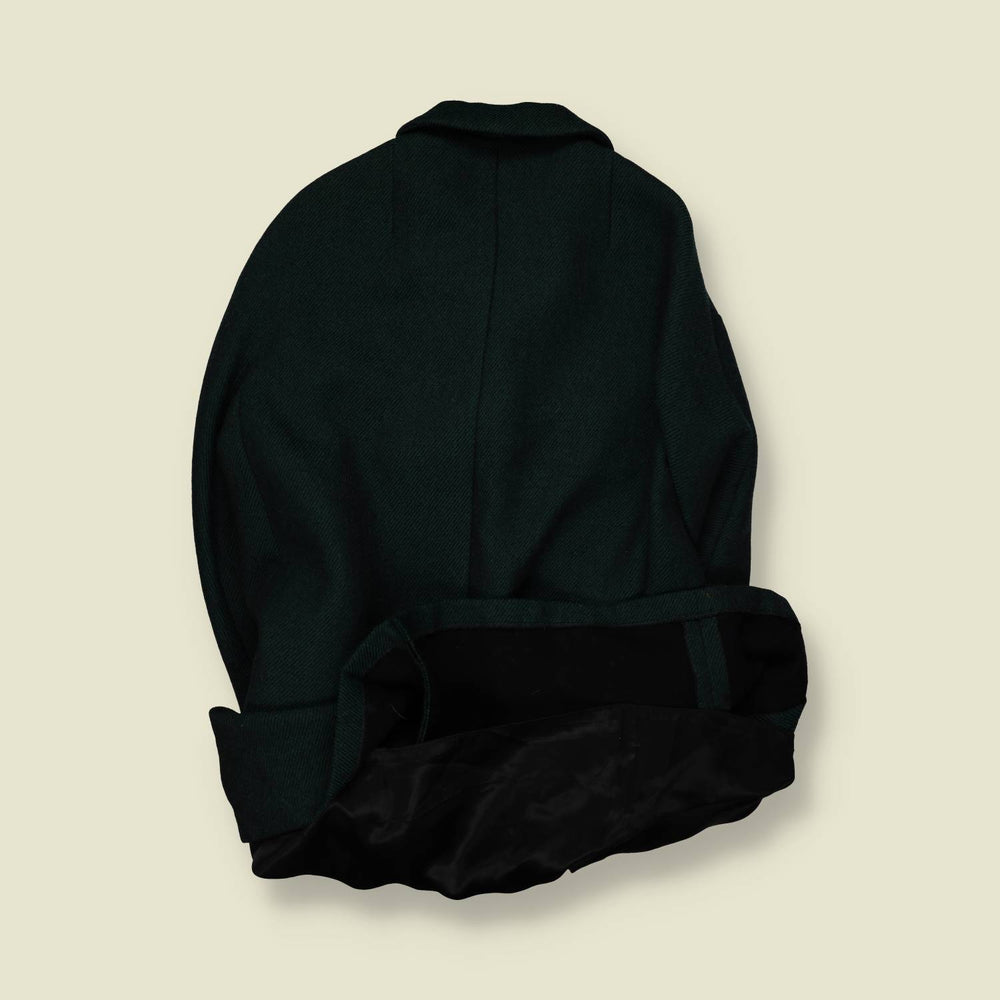 1950s | Helmut Etges | Wool Coat | Dark Green - 18