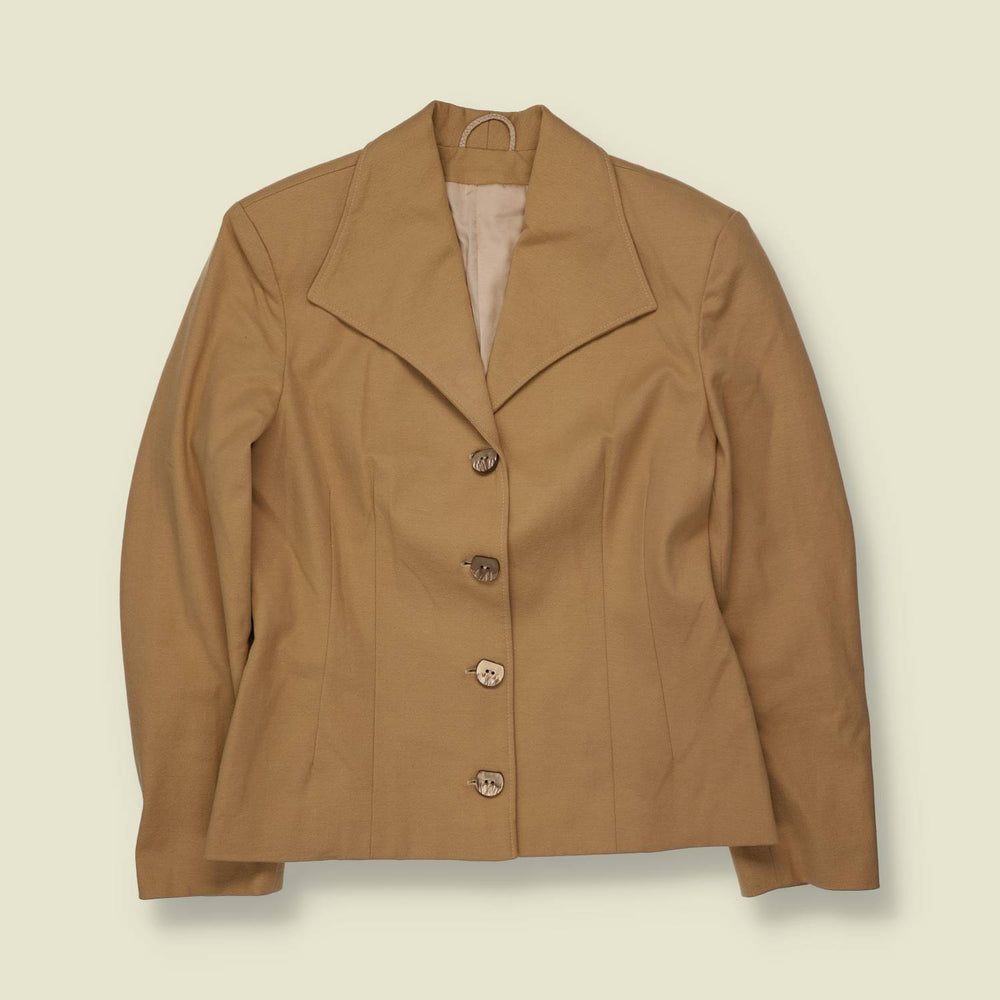 1970s | Tailored Wool Jacket | Camel - 10