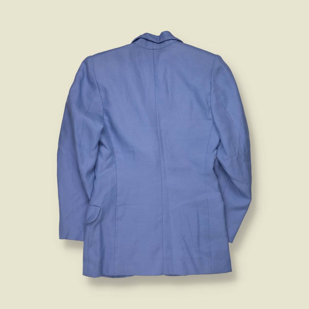 1970s | Wool Blend Blazer | Cornflower Blue - 6