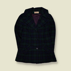 1970s | Pendleton | Tartan Coat | Green & Navy - 10