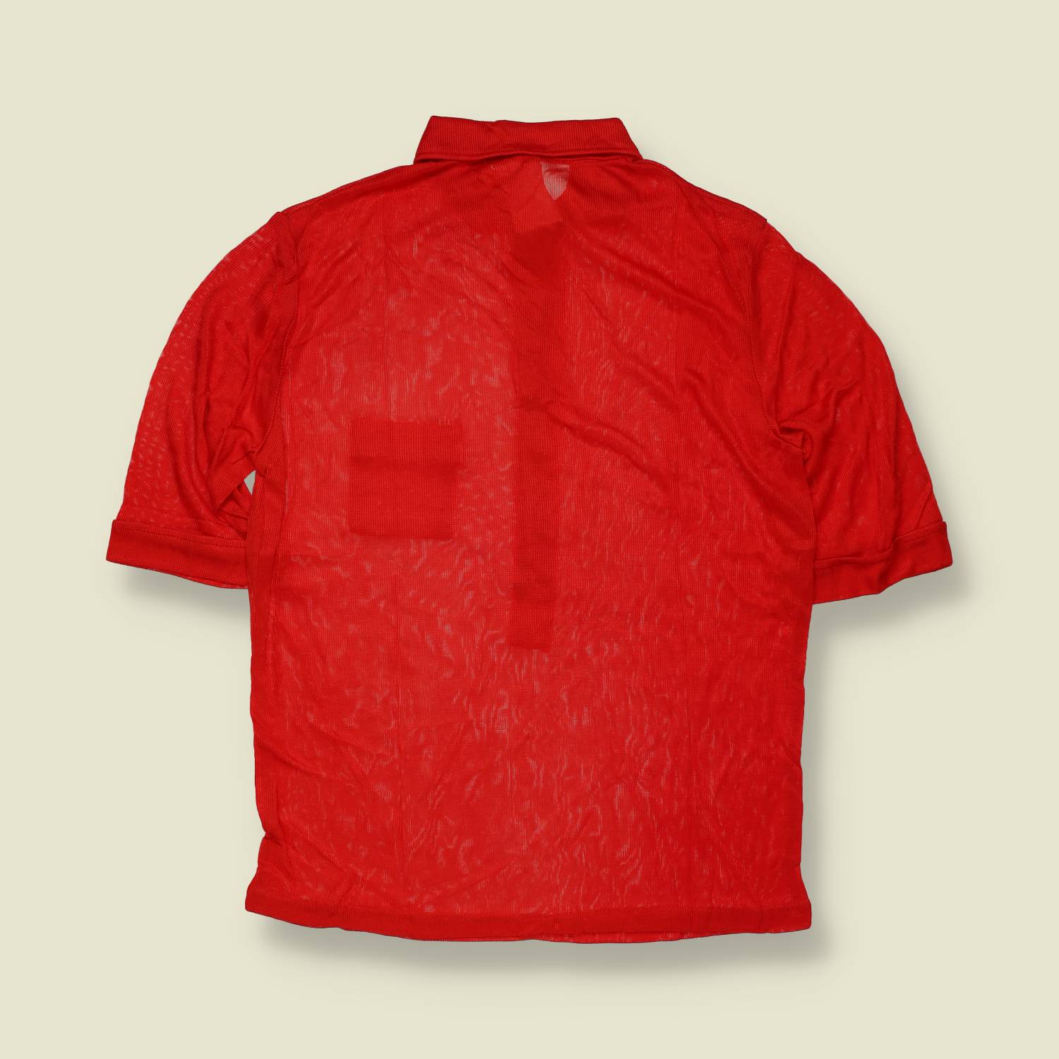 1970s | TGL | Deadstock Acetate Blouse | Red - 8