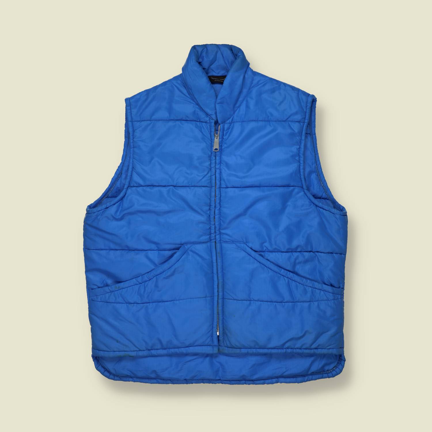 1970s Towncraft Quilted Nylon Puffer Vest - M