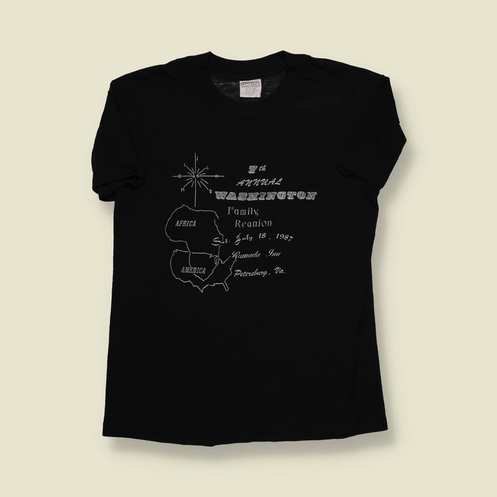 1980s Oneita “Washington Family Reunion 1987” T-Shirt - XS