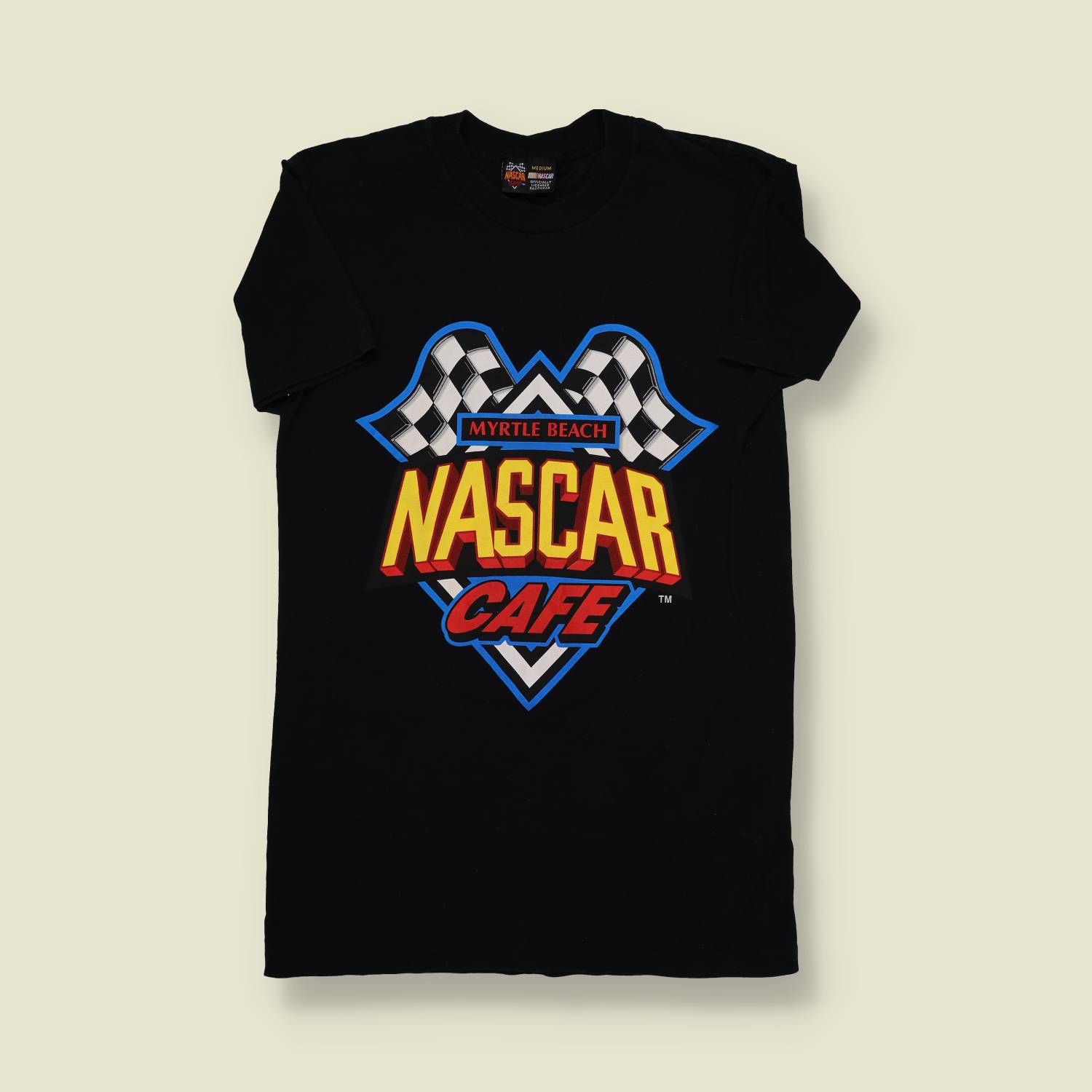 1990s NASCAR Café Myrtle Beach T-Shirt - S
