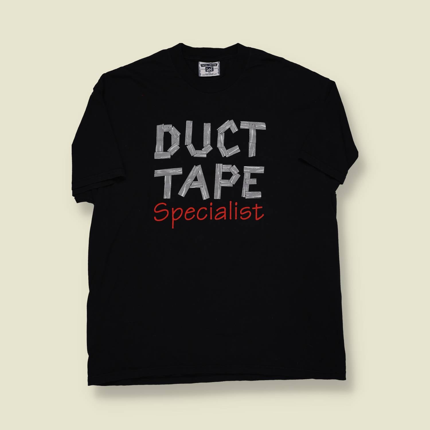 1990s Lee “Duct Tape Specialist” Novelty T-Shirt - L