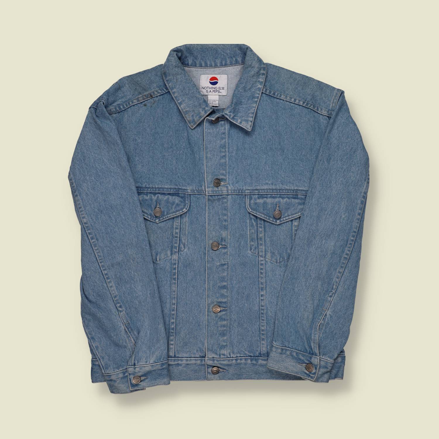 1990s Pepsi "Nothing Else is a Pepsi" Denim Jacket - M