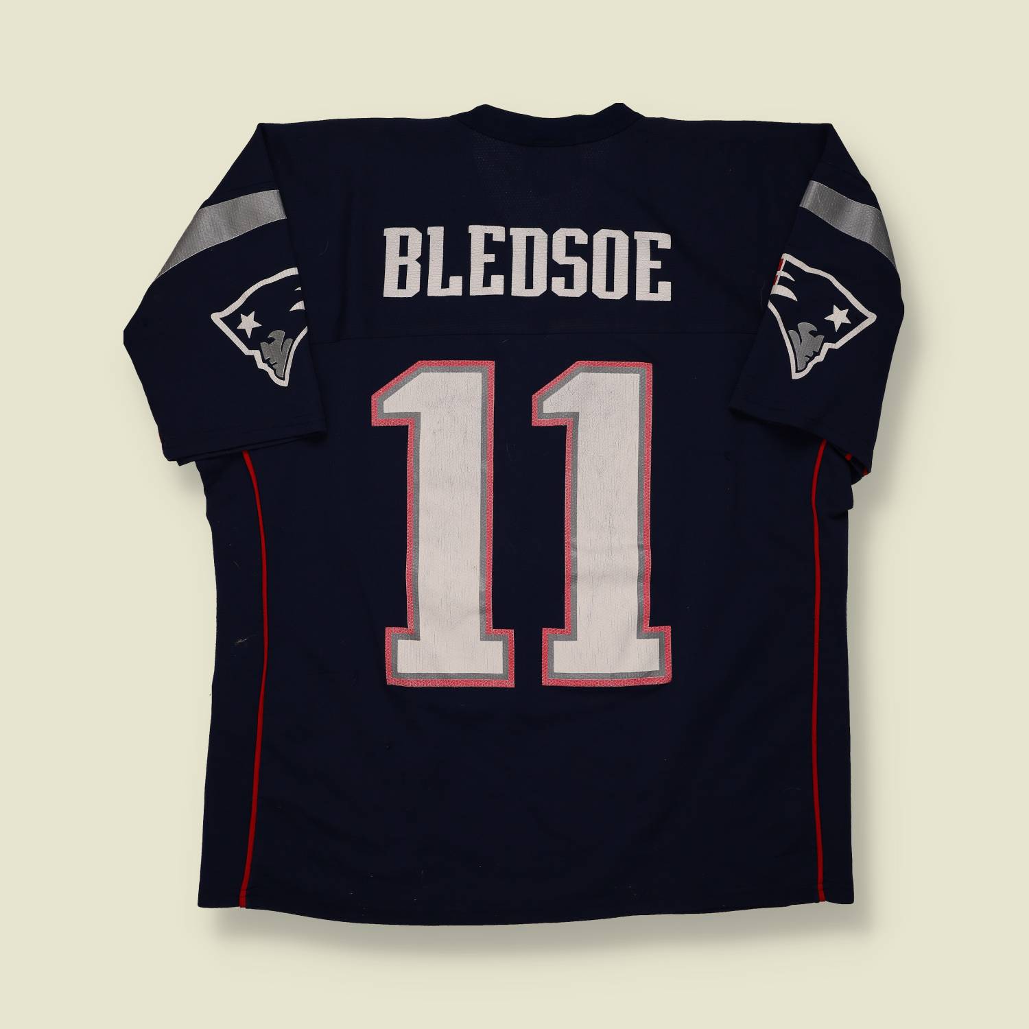 1990s New England Patriots Drew Bledsoe Jersey - L