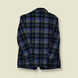 1960s Pendleton Wool Plaid Sport Jacket - Made in USA - M