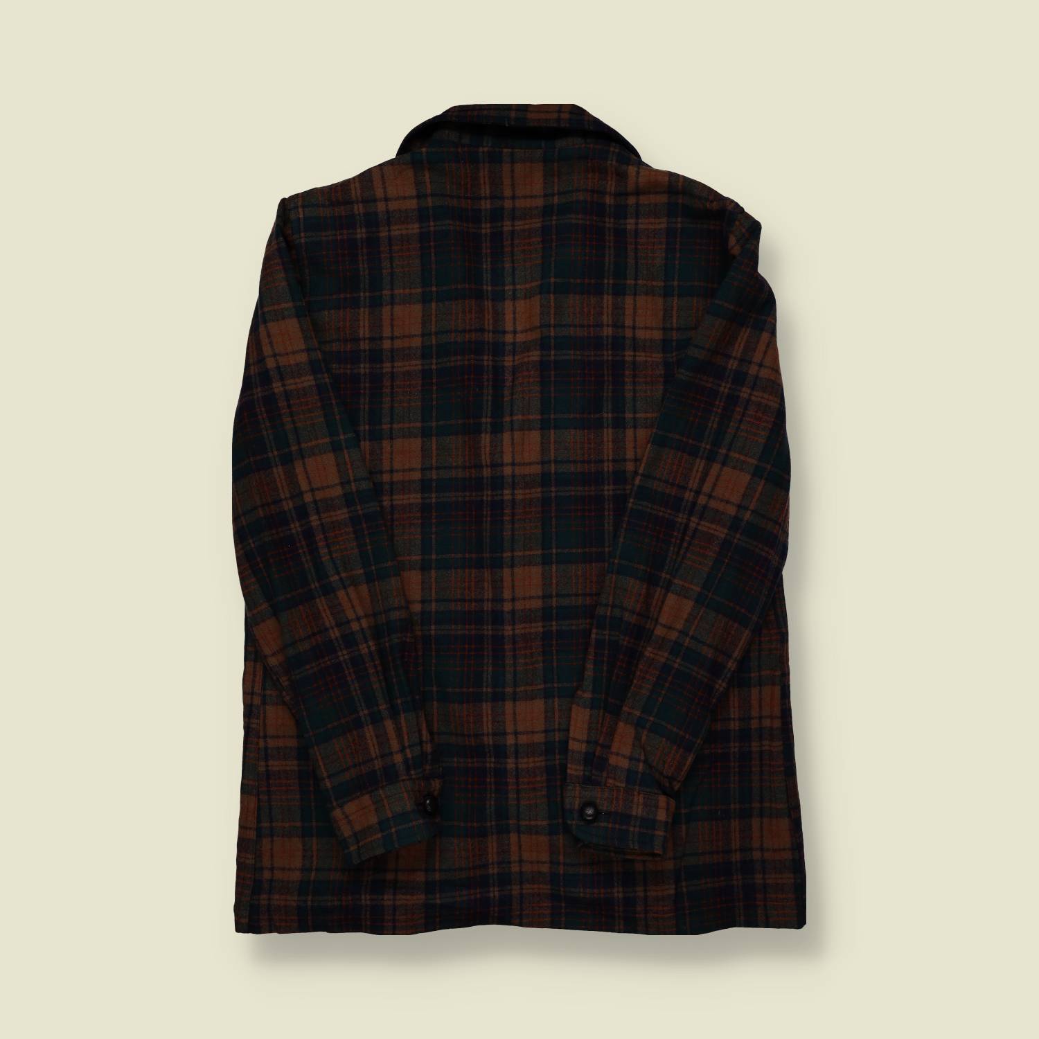 1960s–70s Pendleton Wool Plaid Board Jacket - M