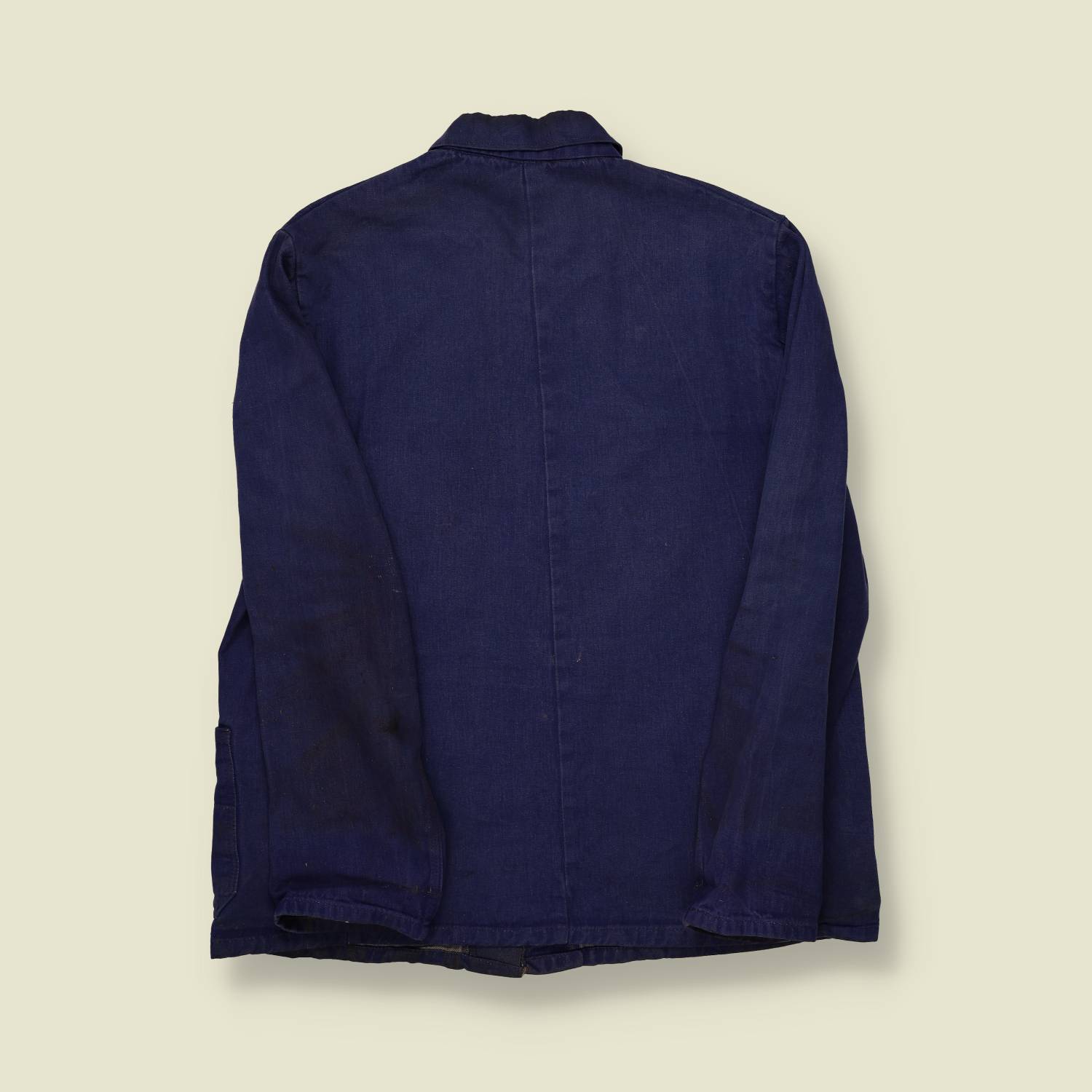 1980s French Cotton Workwear Chore Jacket - L