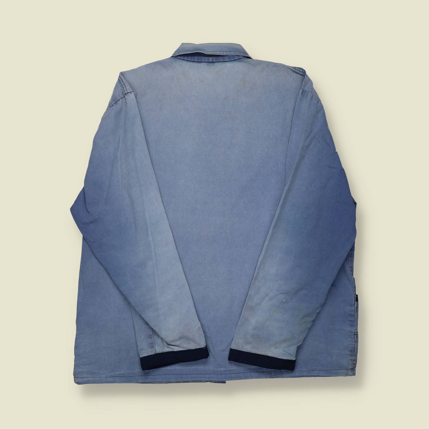 1990s French Cotton Chore Jacket - L