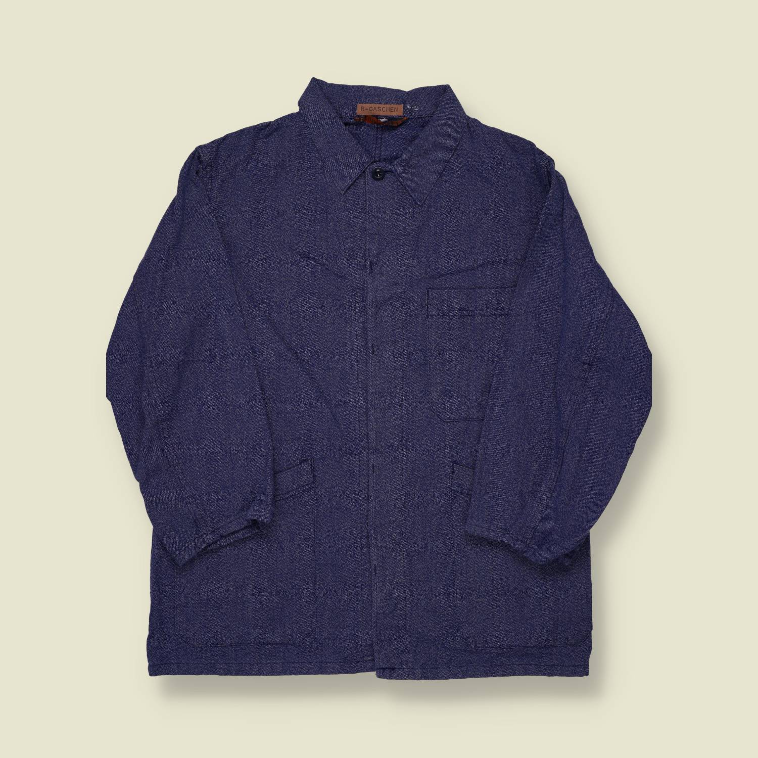 1970s R-Gaschen Swedish Indigo Work Jacket - M