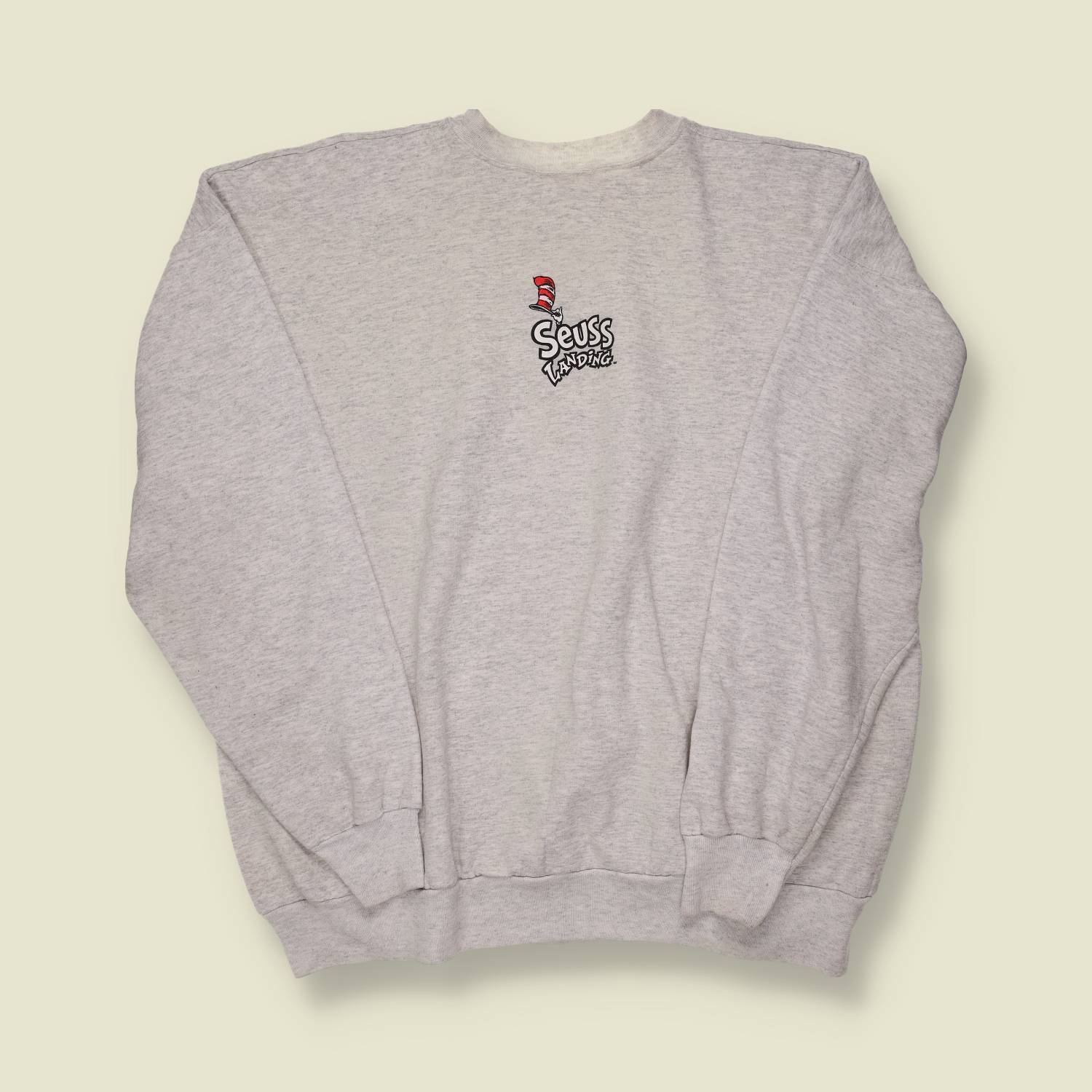 1990s Dr. Seuss "Cat in the Hat" Universal Studios Islands of Adventure Sweatshirt - L/XL