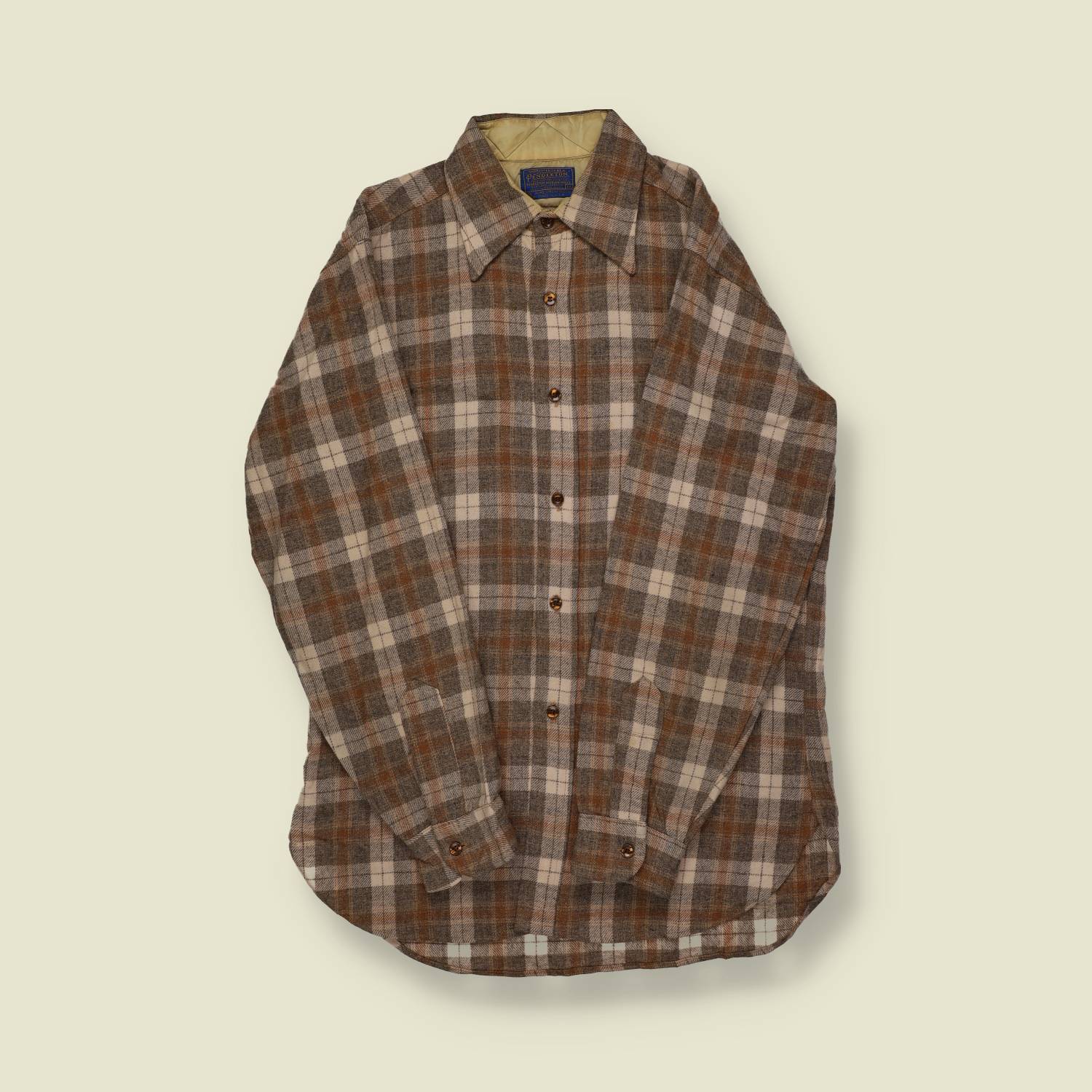 1960s Pendleton Wool Plaid Shirt - M/L