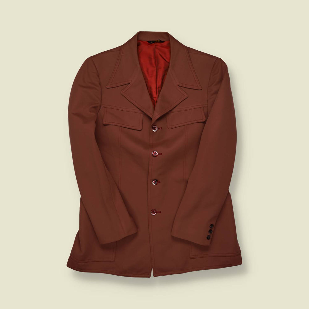 1970s The Sovereign Rust Leisure Jacket - XS/S