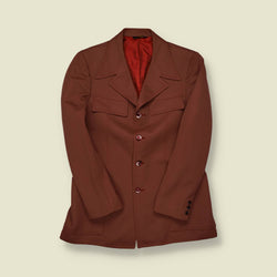 1970s The Sovereign Rust Leisure Jacket - XS/S