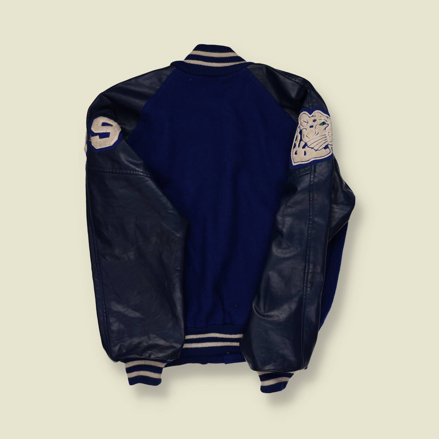 1980s Neff “BC” Bulldogs Varsity Jacket - M/L