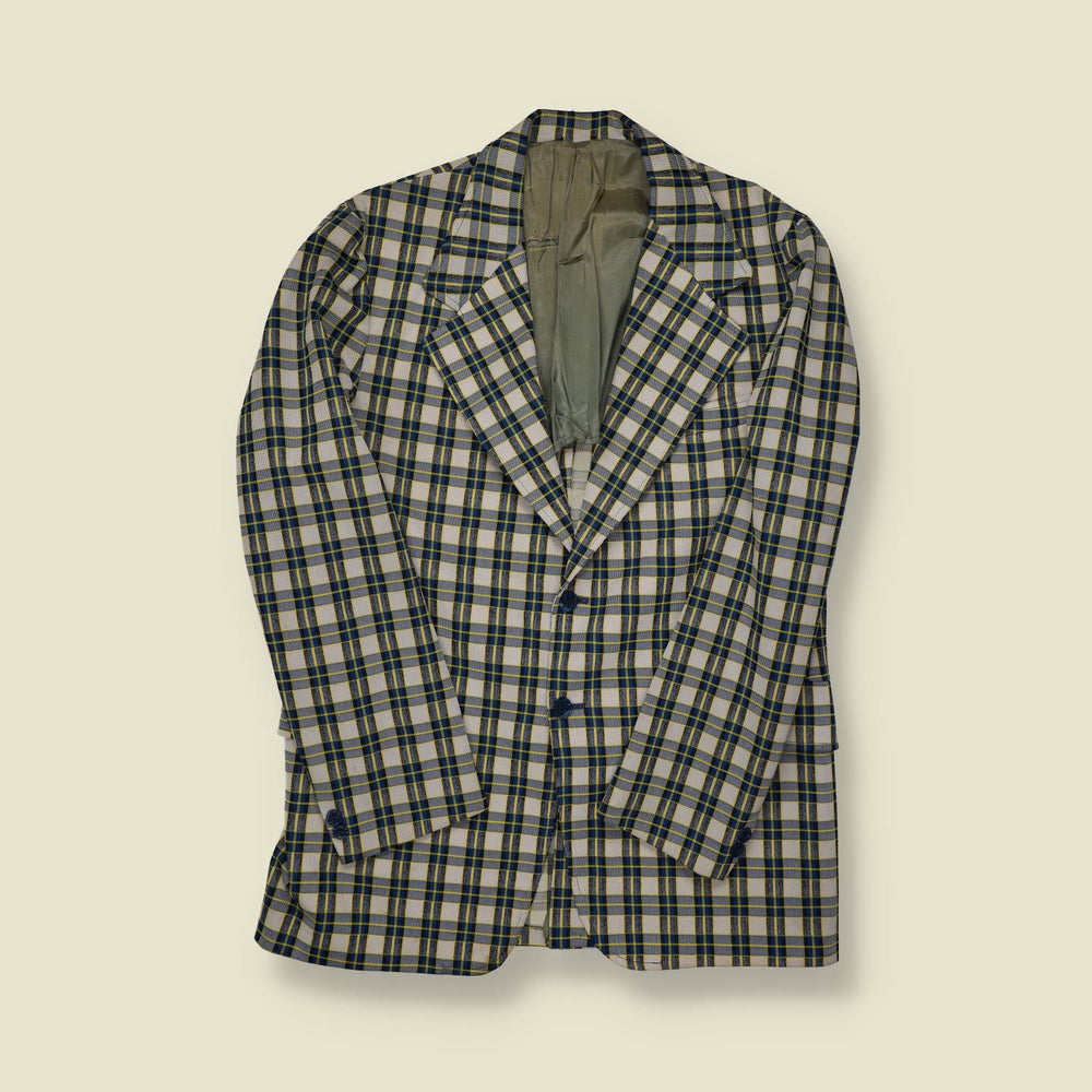 1970s Sandbrooke Plaid Blazer - M