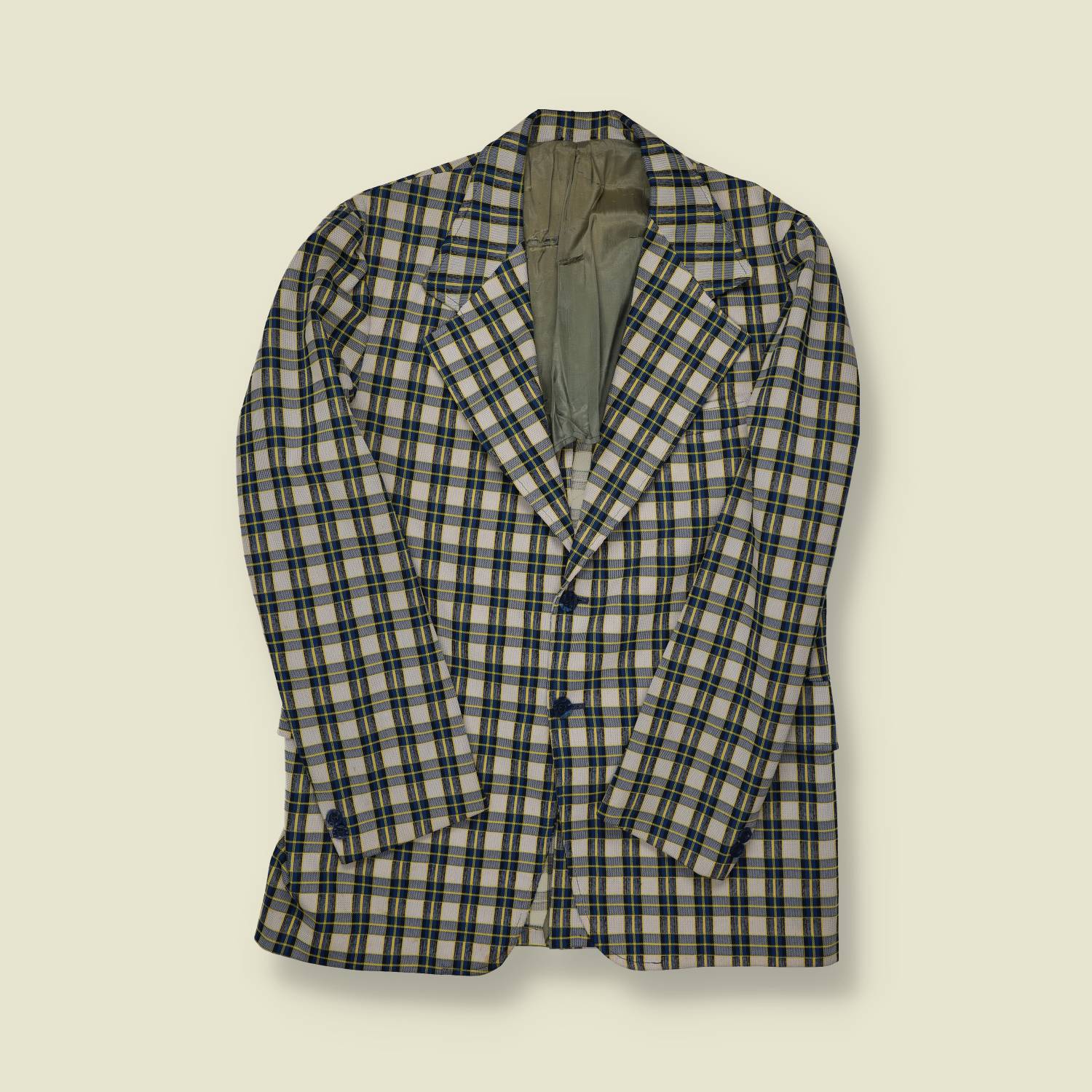 1970s Sandbrooke Plaid Blazer - M