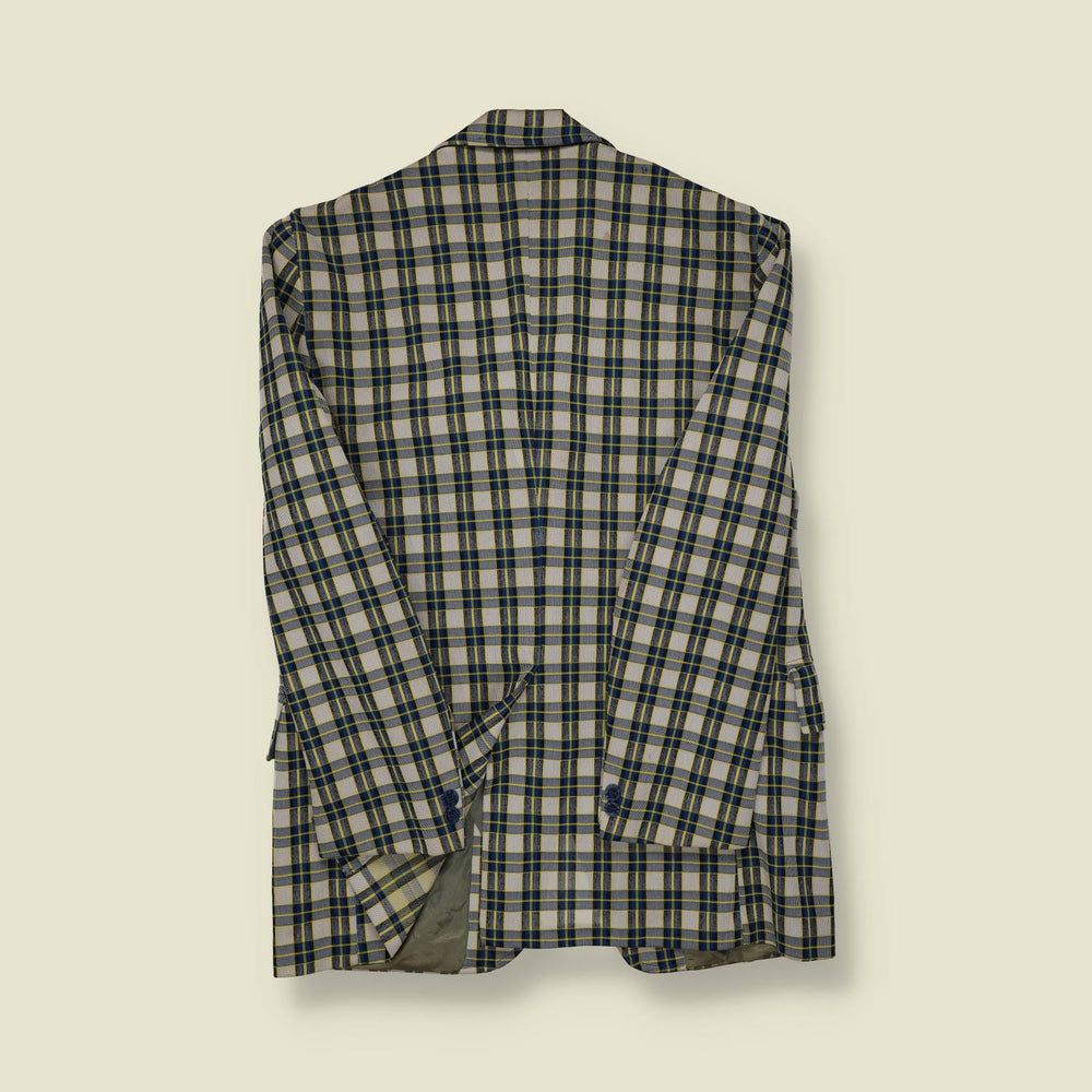 1970s Sandbrooke Plaid Blazer - M