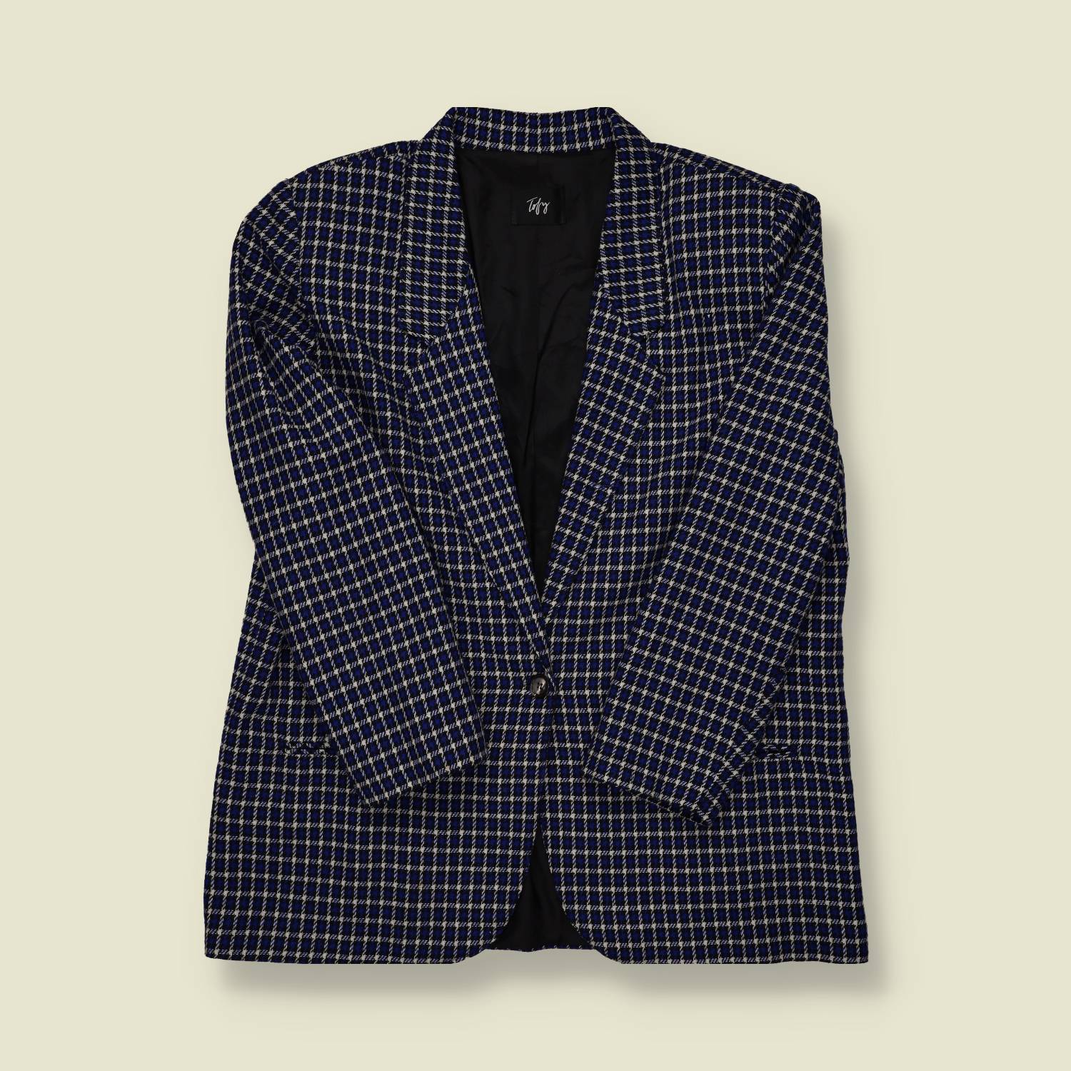 1980s Toby Checked Blazer - L