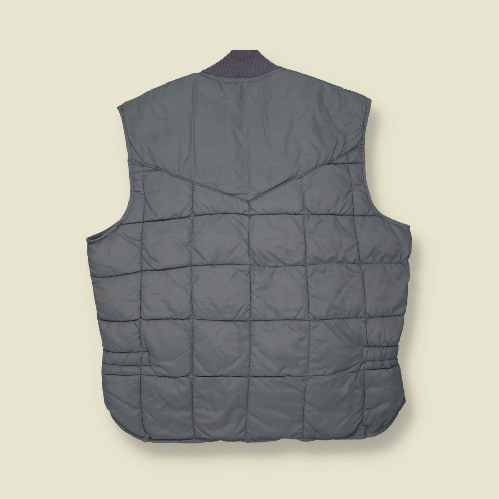 1970s Walls Western Quilted Nylon Vest - L/XL