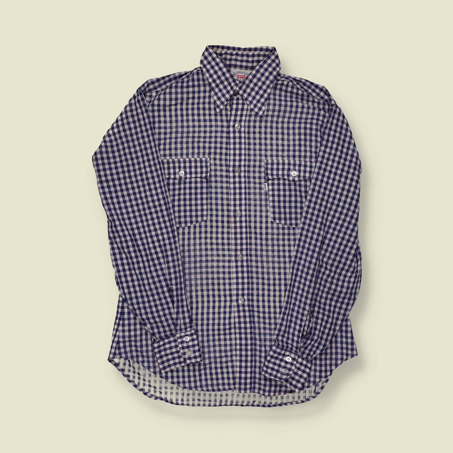 1970s Levi’s Gingham Check Shirt - M